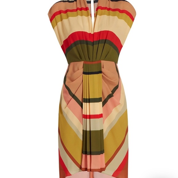 NWT TOCCIN NYC sarong mini dress reg. $395 style 424S22D713 - Picture 4 of 9